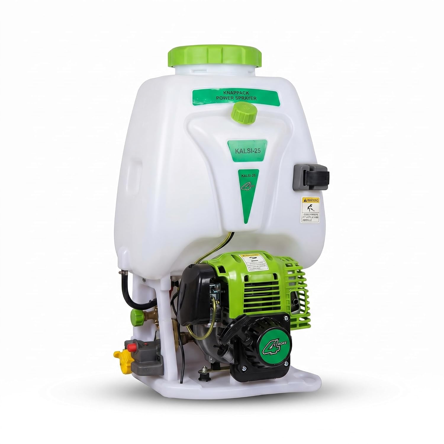 Knapsack Power Sprayer 4 Stroke Petrol Engine | Heavy Brass Pump | Double Suction Pump | Agriculture Spray Machine for Pesticide, Insecticide & Farming Use