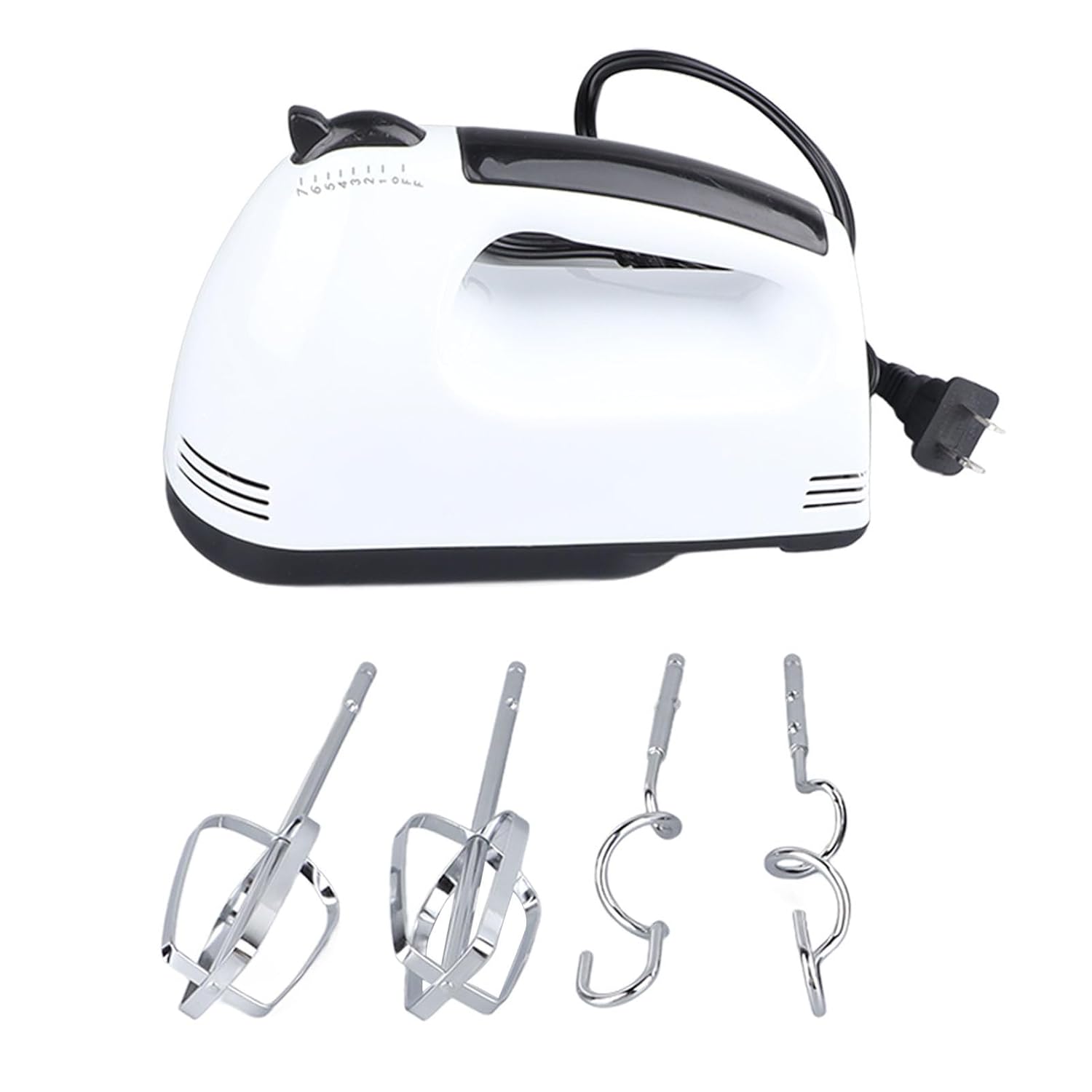 7-Speed Electric Hand Mixer for Baking Cake Egg Cream Multifunctional Kitchen Handheld Food Beater