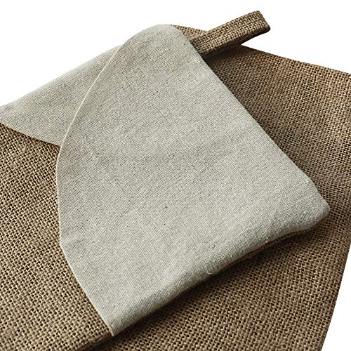 Ivenf Christmas Stockings, 3 Pack 18 Inches Large Burlap Stockings With Cream Ruffle Cuff, Fireplace Hanging Stockings For Xmas Party Decorations Home Décor #TOP4