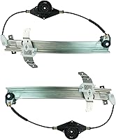 Vista 104 de TRQ Juego de elevalunas eléctrico trasero compatible con Volkswagen Golf 1999-2006 Jetta VW1550102 VW1551102 1999-2005