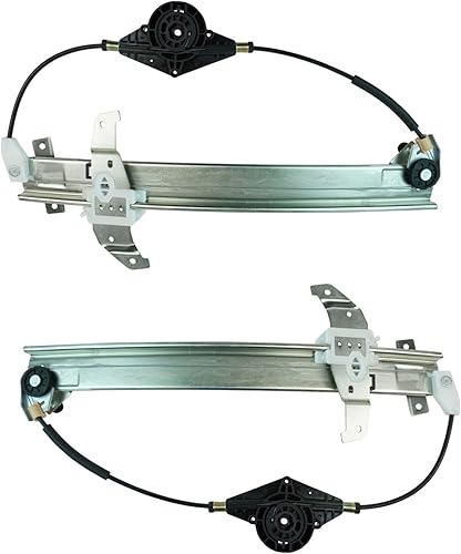 Miniatura 104 de TRQ Juego de elevalunas eléctrico trasero compatible con Volkswagen Golf 1999-2006 Jetta VW1550102 VW1551102 1999-2005