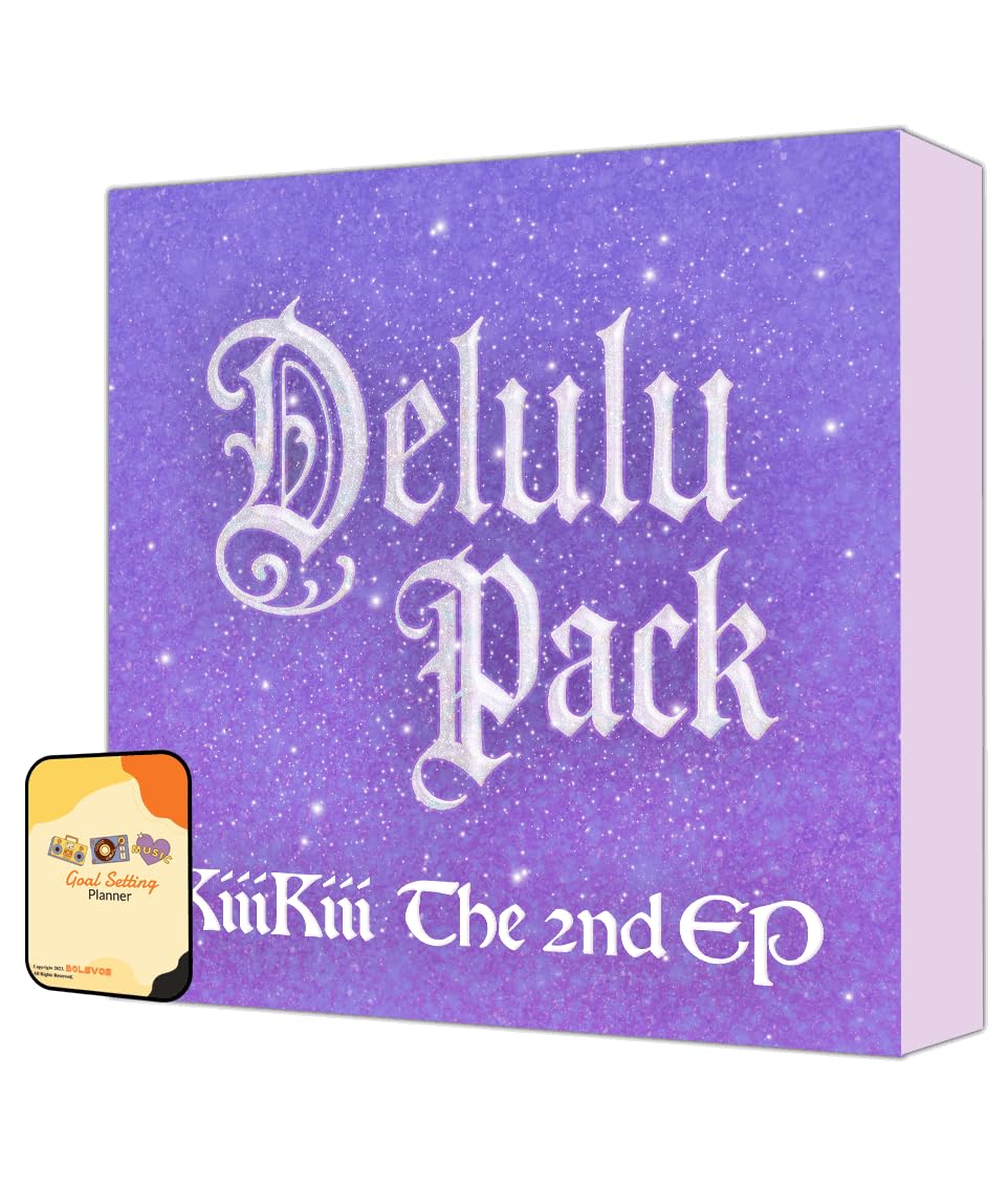 KiiiKiii Delulu Pack Album [Bubble ver. (Limited ver.)]+Pre Order Benefits+BolsVos Exclusive Idol-Inspired Digital Merches