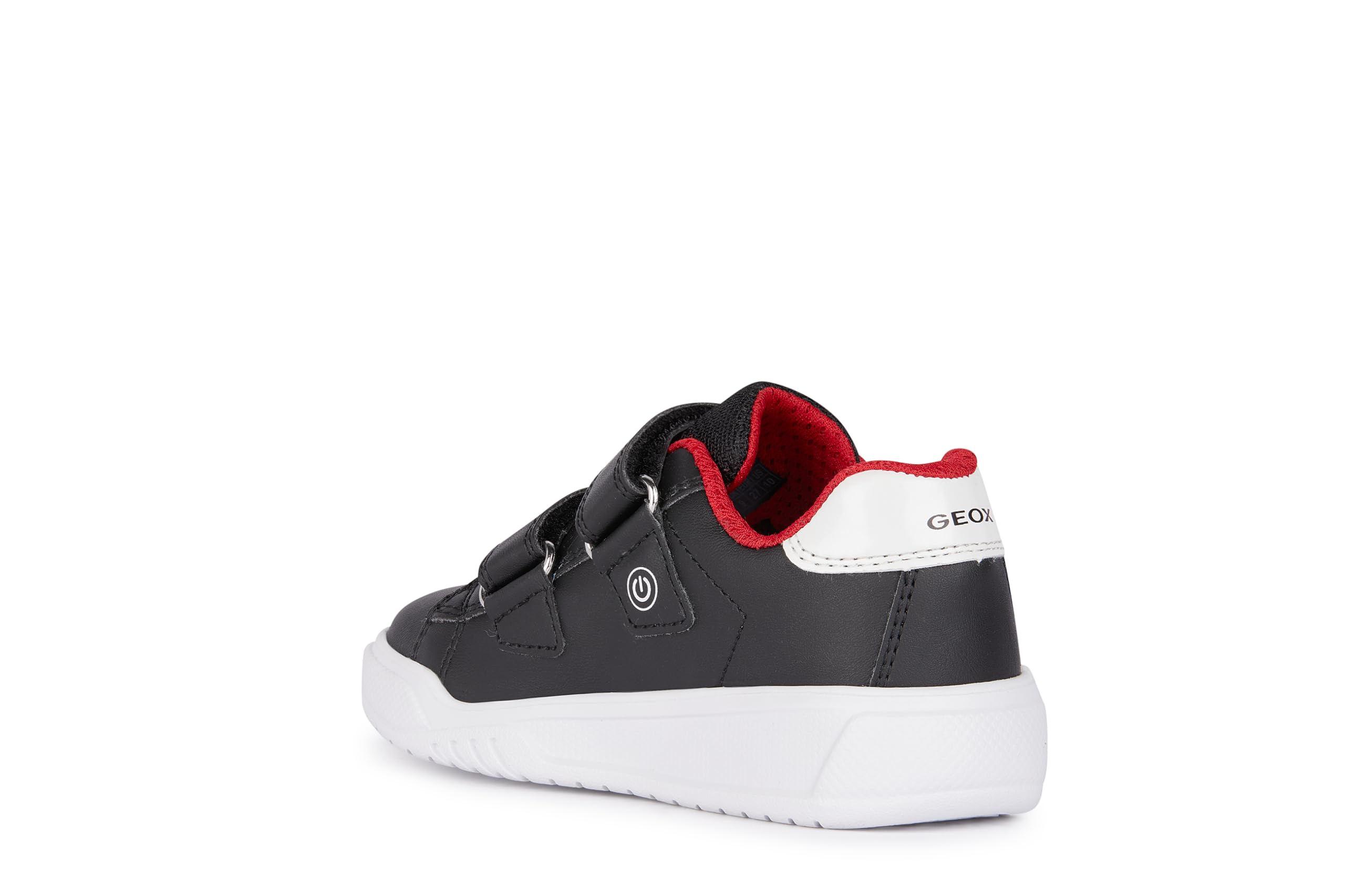 Geox Boys Multicolor Male,, Black Red Trainers Size 34 Eu Kids