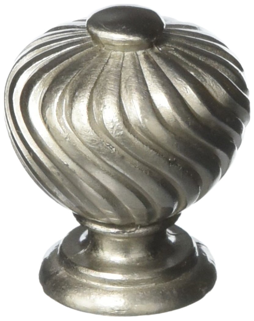 Laurey Nickel Mng Hardware 83928 French Twist Knob, 1-1/4", Satin
