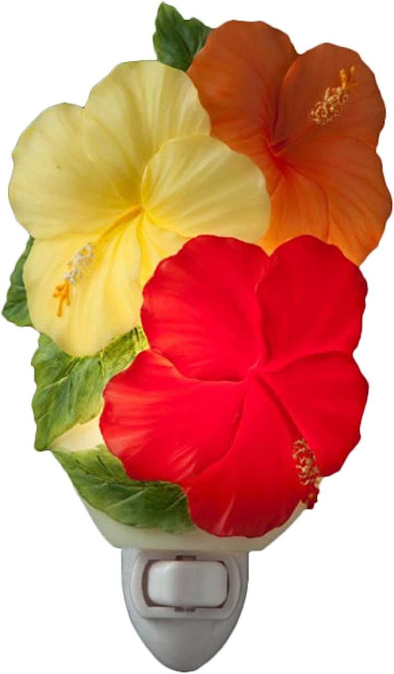 Hibiscus Trio Night Light #50114