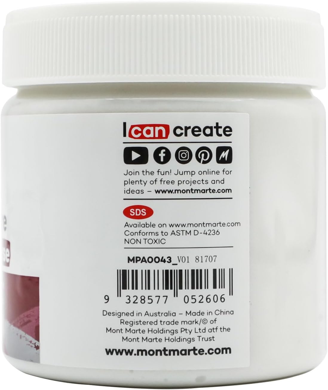 Mont Marte Sand Texture Medium Coarse Premium 250ml (8.5 US fl.oz), Sand Texture Paint Medium for Acrylics, Create Special Effects in Acrylic and Oil Paintings (Pack of 2)