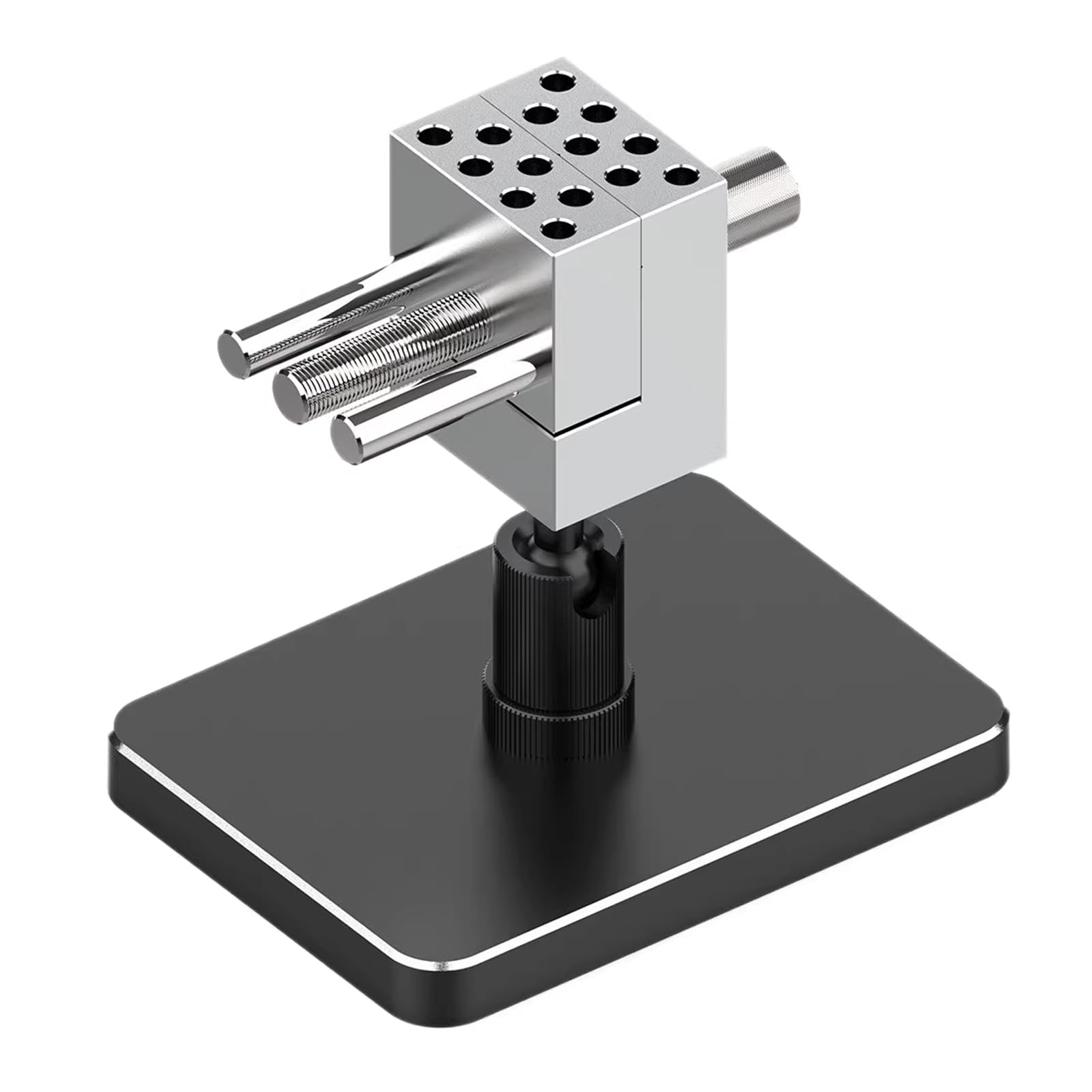Aluminum Metal Portable Table Vise Table Vise for Model Building Clamp Scale Model Fixing Tool Accessories Lightweight Aluminum Crafting Clamp