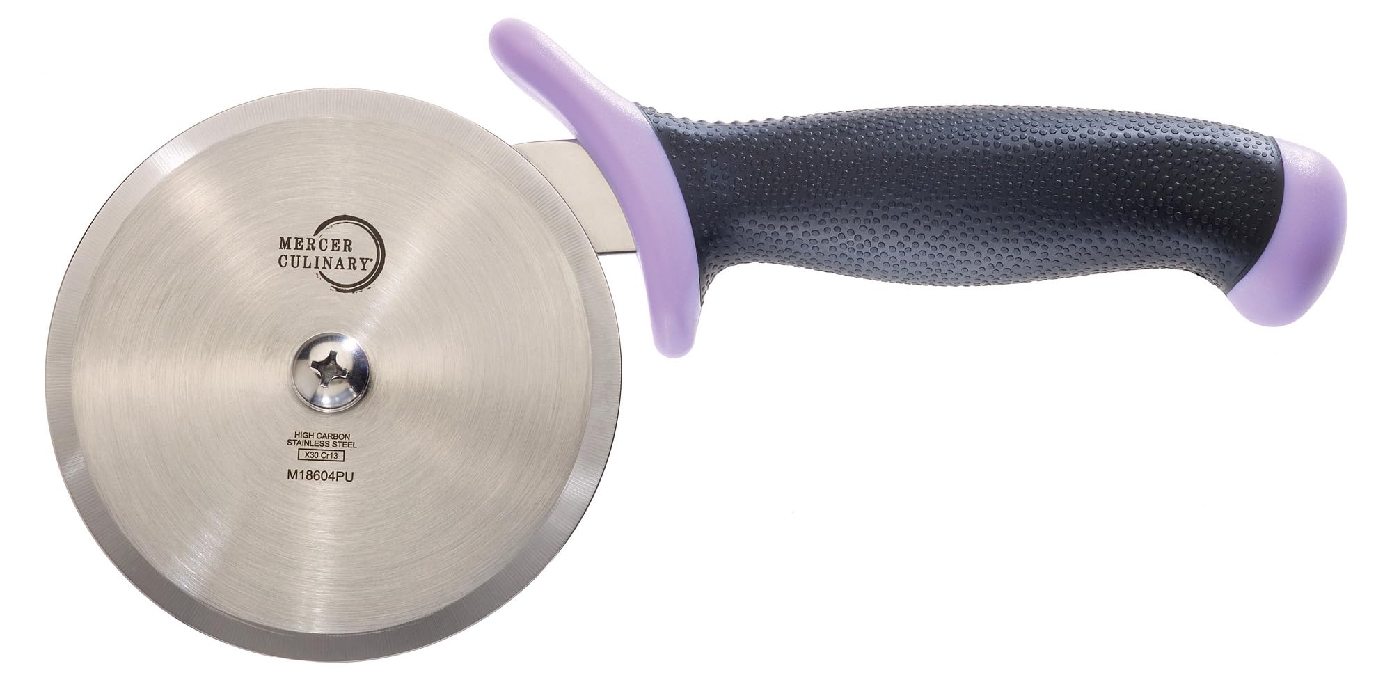 Mercer Culinary Purple / 4 Inch Pizza Cutter with Purple Handle / 4", Purple Pizza Cutters