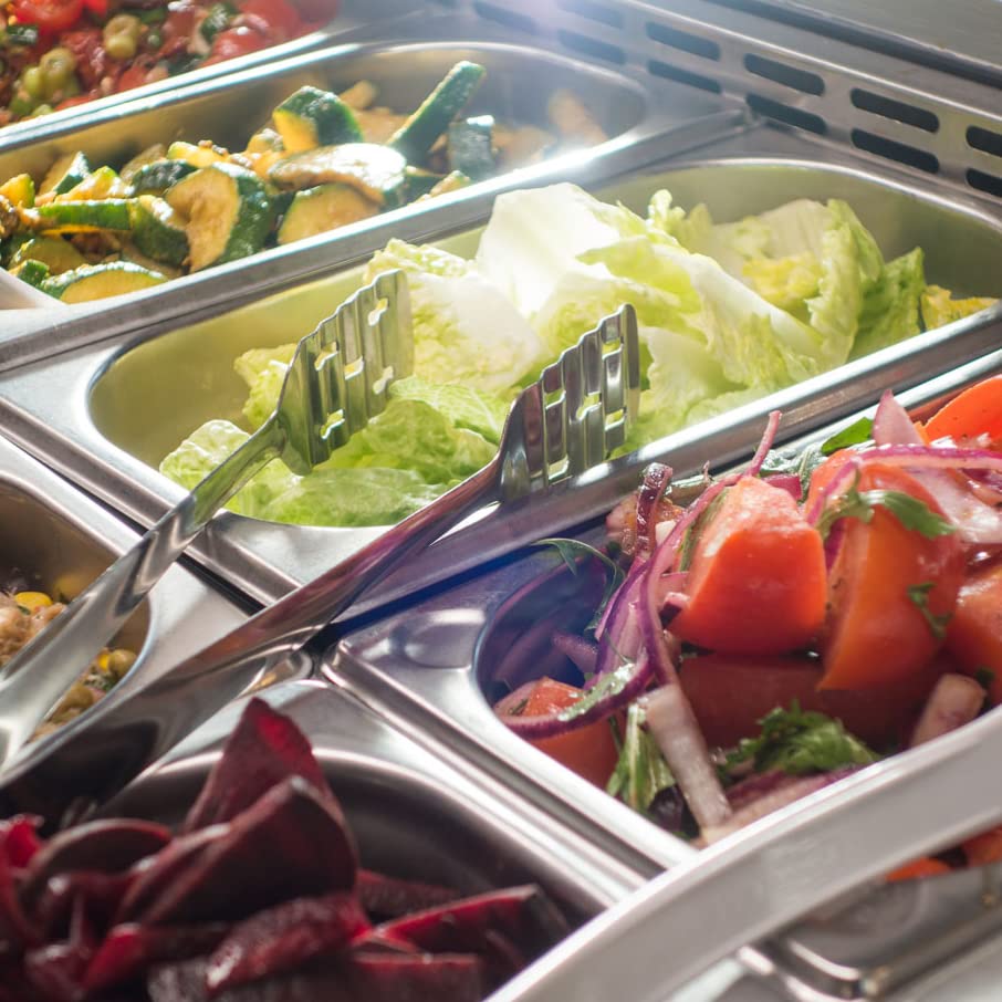 Close-up of digital temperature display and power switch