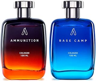 Ustraa Base Camp Cologne - 100ml - Perfume For Men | Cool, Crispy Mountain Freshness for Day & Ammunition Cologne 100 ml |... Price In India