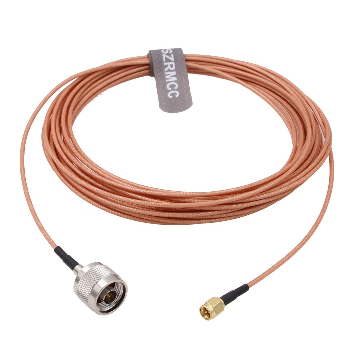 SZRMCC Cavo coassiale antenna SMA maschio a N maschio, connettore SMA maschio a N maschio, RG316 50 Ohm Extender Jumper line per modem router 4G LTE, radio Ham, GPS/WiFi (5 m)