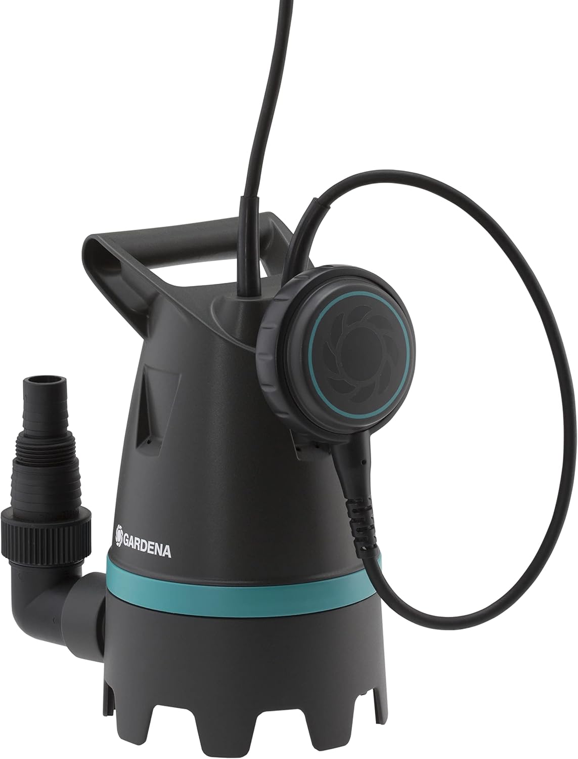 Gardena 10500 Flood Control kit: Submersible Pump Flow 10500 l/h, Automatic Operation, particulate Filter up to 25 mm, with Hose Connection and Storage Box, 400 W (9009-47)