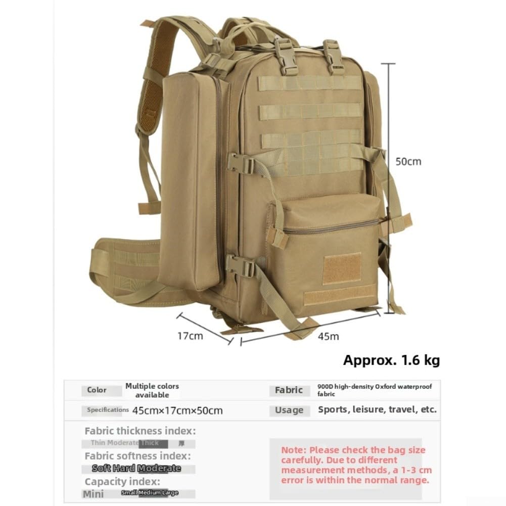 Zaino Escursionismo 35L Impermeabile Multi-Tasche
