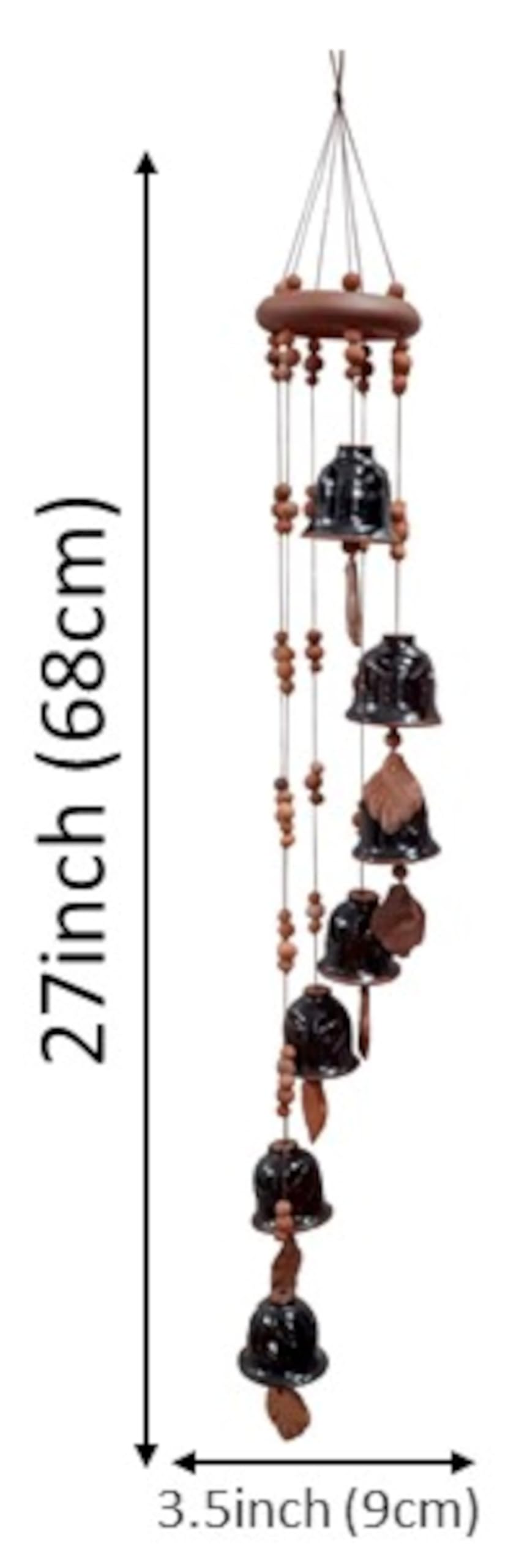 Cloches En Cuivre Vintage - Lot De 8 - Pour Artisanat, Décoration Noël, Carillons - 3,2 Cm - Brun