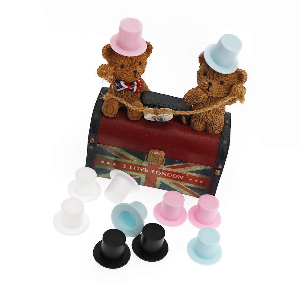 Sombreros de plástico para fiesta (20 unidades)