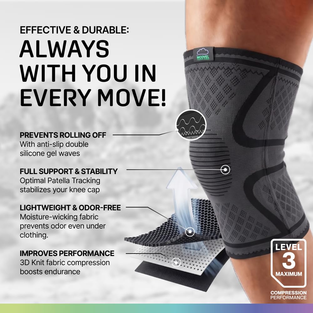 Modvel Knee Brace - Pain Relief & Support -5