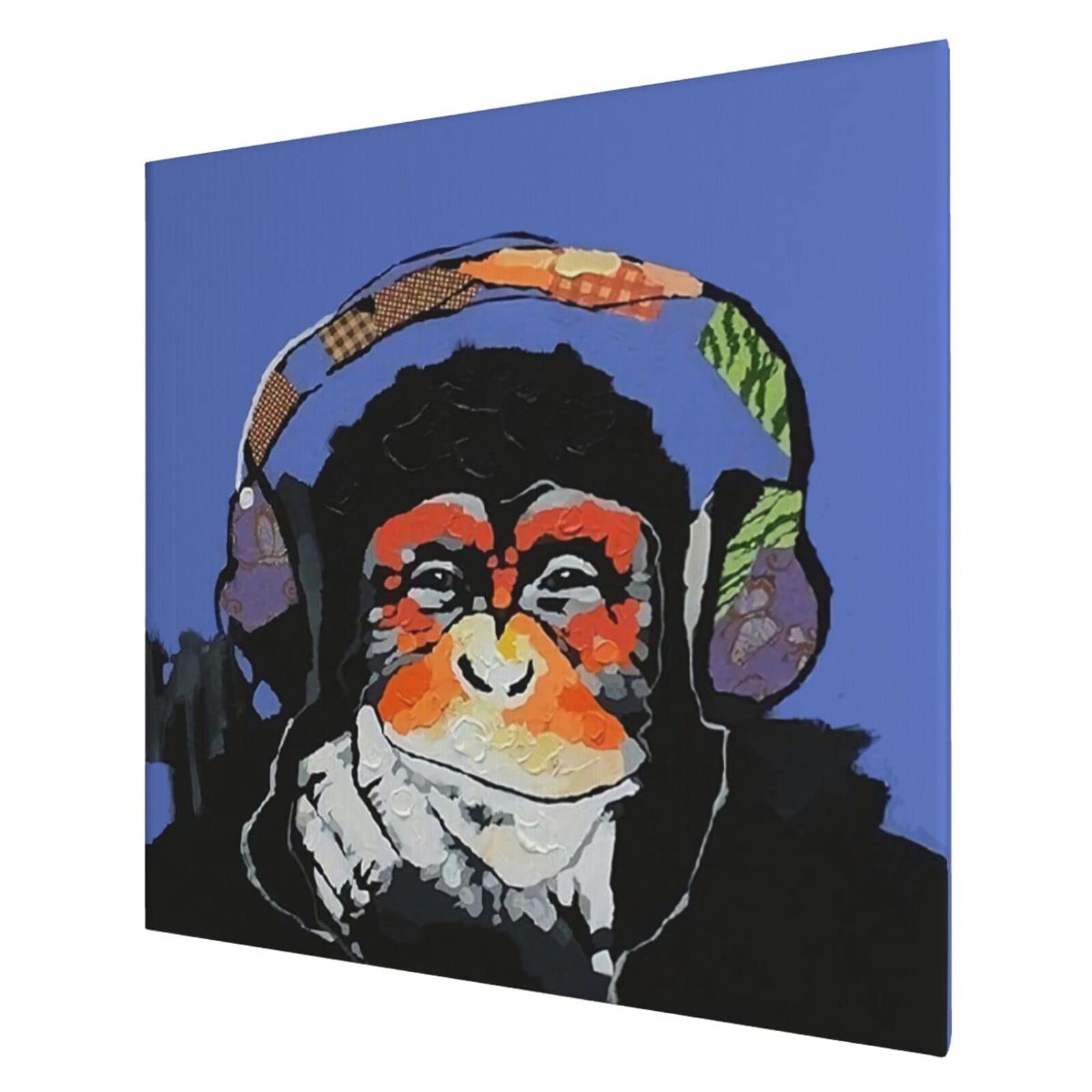 Amazon｜バンクシー Banksy チンパンジー アートパネル アートフレーム