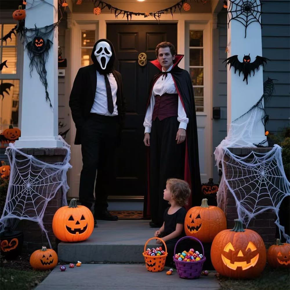 Bohrma Schreeuwmasker, griezelige Halloween-maskers