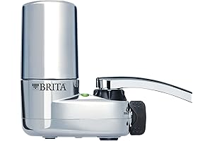 Brita Elite Faucet Mount Water Filtration System: Lead Reduction to 99%
