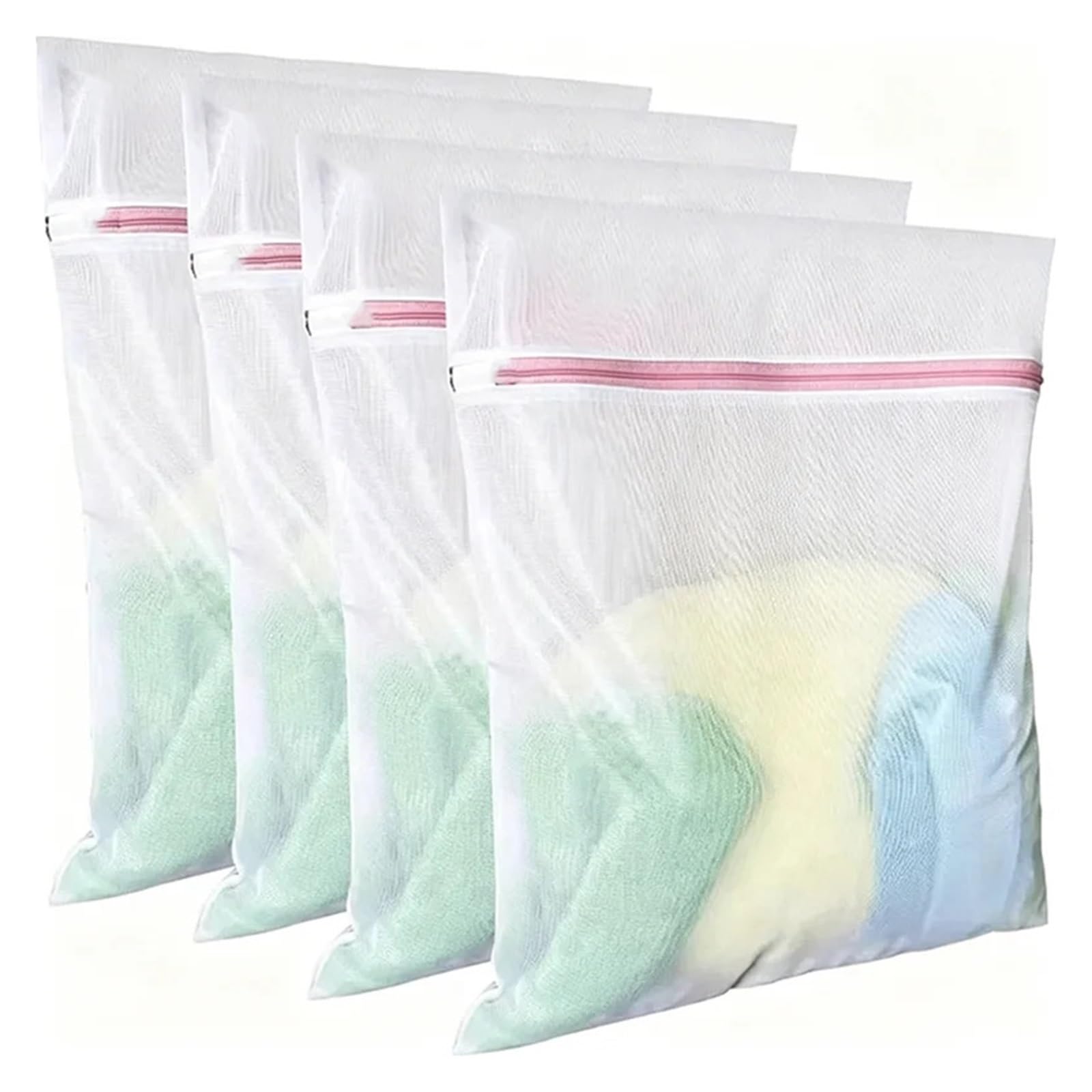 Dryer Lint Bags 5PCS Fine Mesh Laundry Bags Set Durable Cleaning Bag Lingerie Anti-Deformation Winding Washing Dirty Clothes Organizer Pouch