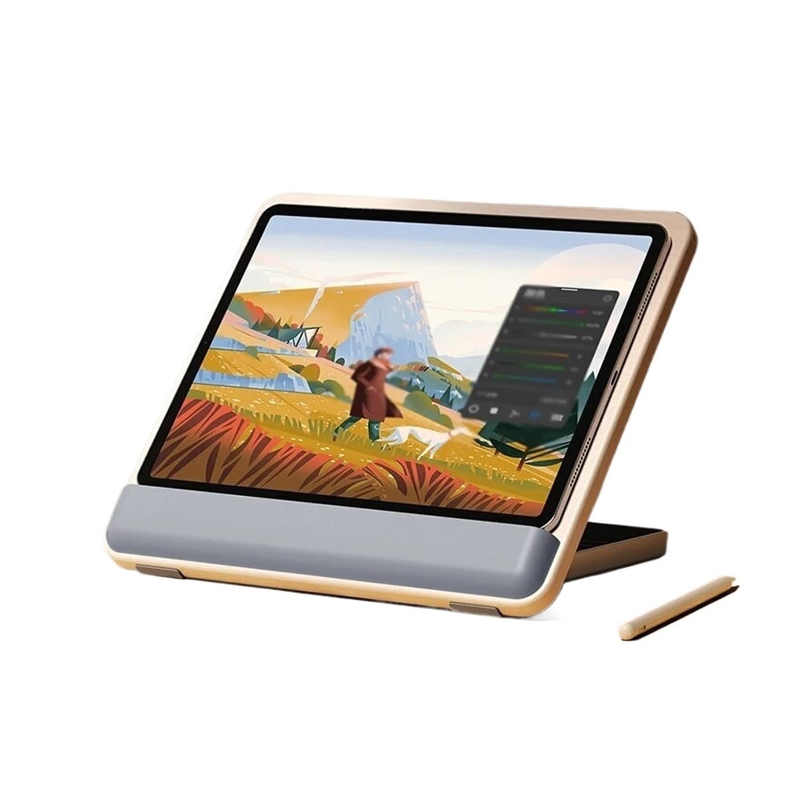 Supporto For Tablet, Staffa For Verniciatura, Tablet Da Tavolo In Legno, Mano | Mensola Speciale Verniciata Da 12,9 Pollici For Tavolo Da Disegno IPad Pro