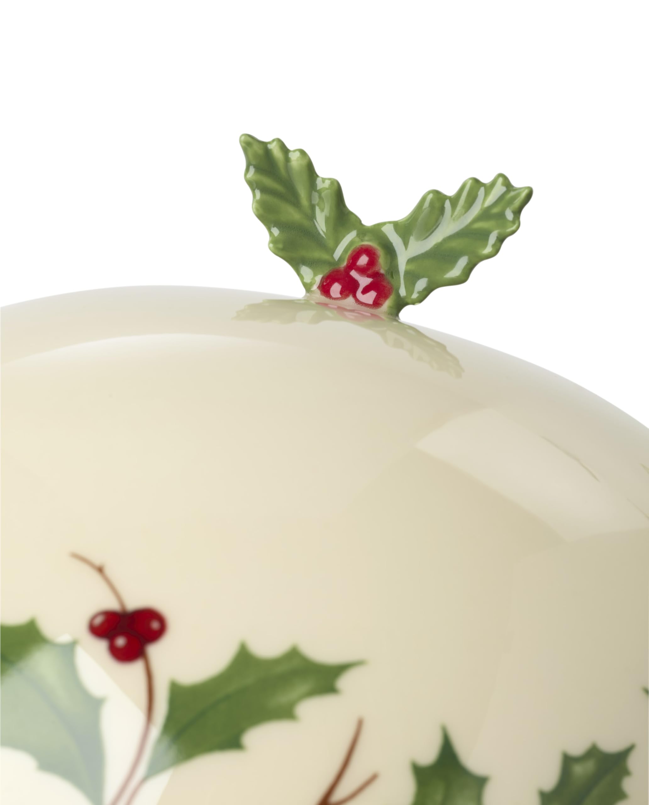Amazon.com | Lenox 898272 Holiday Covered Dish, Small, Christmas