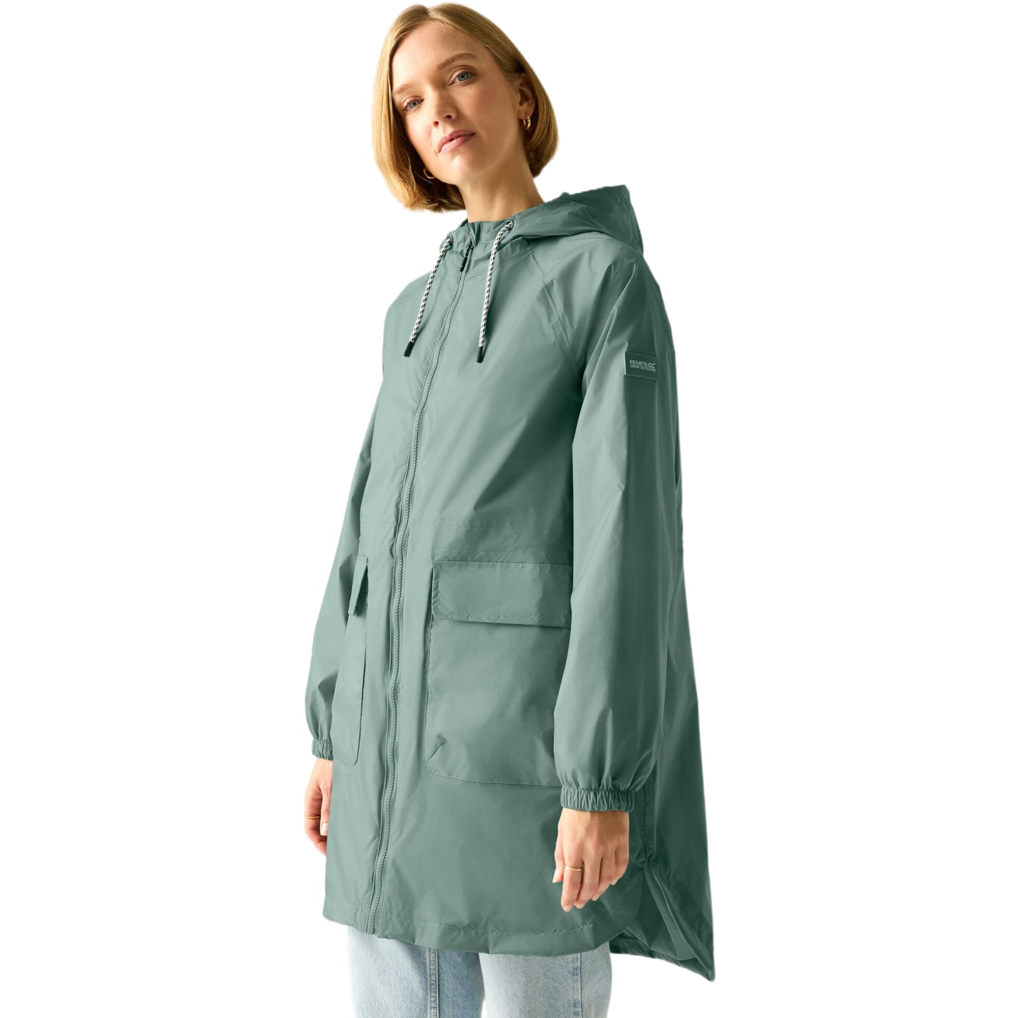 Regatta Women's Brindel Pack-It Waterproof Isolite Jacket Green Size 14