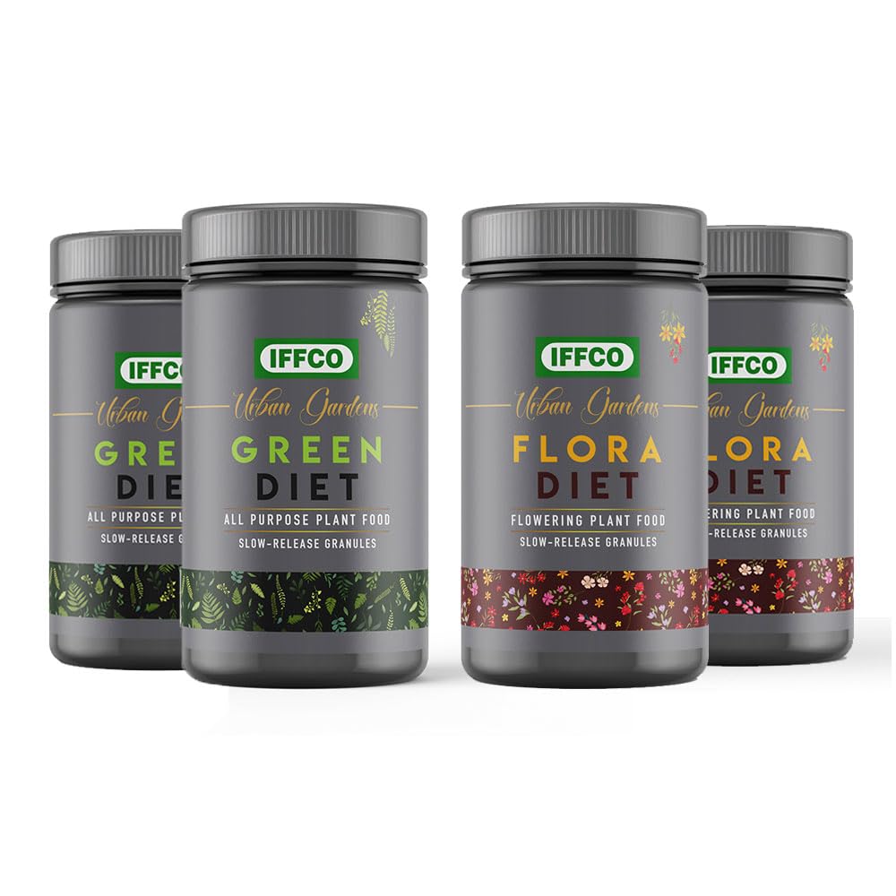 IFFCO Urban Gardens - Green Diet + Flora Diet Combo - 4Kg - Organic Plant Food Fertilizer For Indoor & Outdoor plants, and Flower Booster - Balanced Macro & Micro Nutrients, Slow-Release Granules (B0D2RQHF5X) Amazon Price History, Amazon Price Tracker