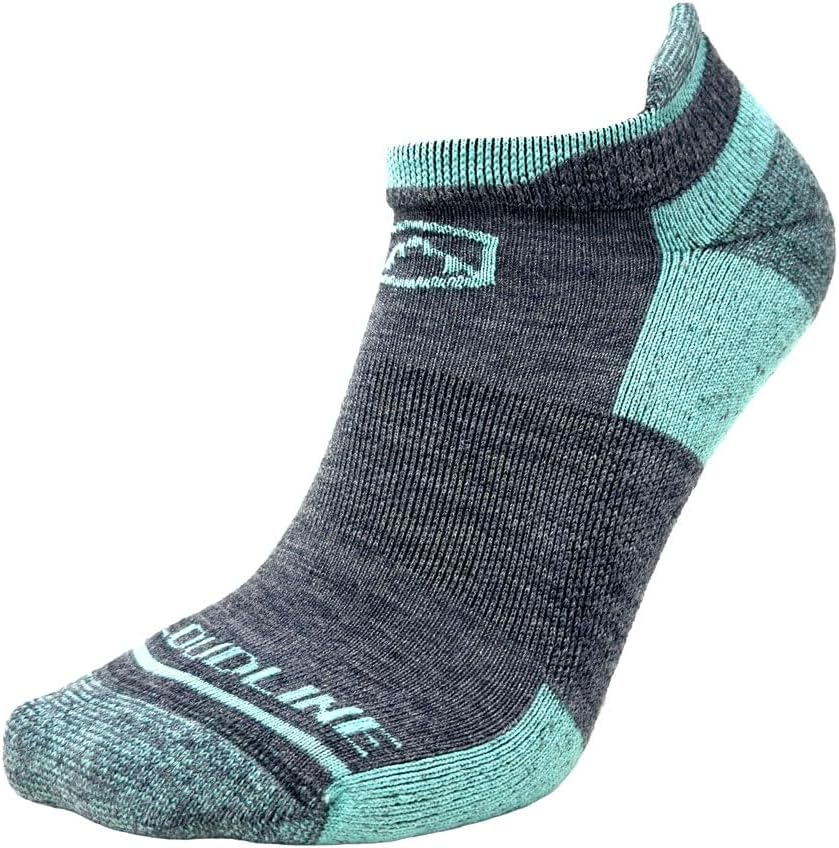 CloudLine - Merino Wool Socks for Men and Women - Light Cushion, Anti-Blister & Moisture Wicking Wool Running Socks - 1 Pair
