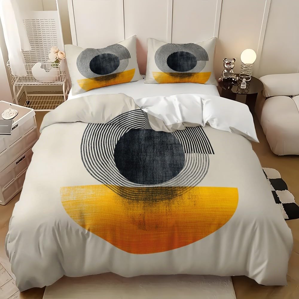 Housse de couette 90x190 cm en microfibre grise hypoallergénique au toucher ultra doux