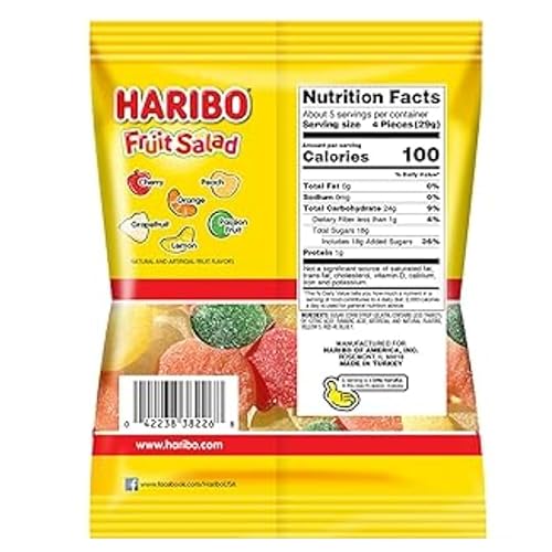 Miniatura 3 de Soft Fruit Gummy Candy Bundle, Ginger Lemon 4 oz. & Fruit Salad 5 oz., Pack of 2 By Lyza's Sweets & Treats