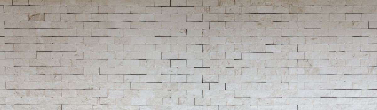 caliza Piedra natural Ladrillo Blanco 3d pared baño cocina
