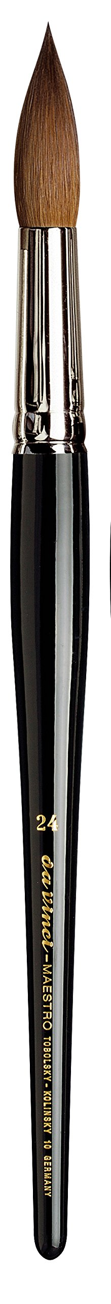 da Vinci Watercolor Series 10 Maestro Paint Brush, Round Kolinsky Red Sable, Size 24 (43397)