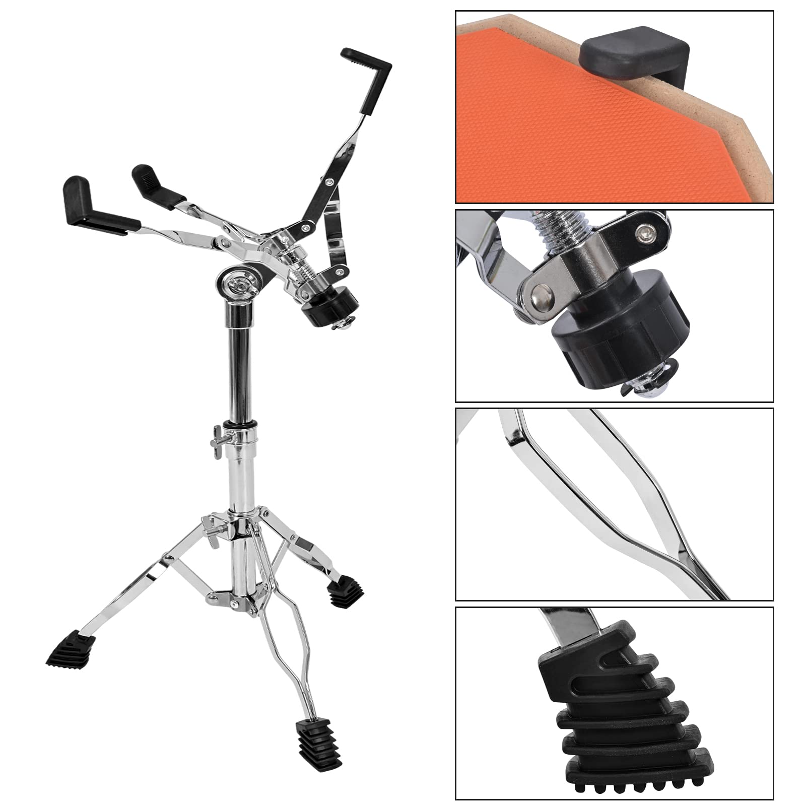 Amazon | Tipatyard 練習パッド スネアドラムスタンドセット 12インチ