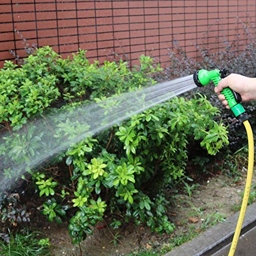 Raccordo per tubo da giardino Pistola a spruzzo d'acqua per auto Tubo flessibile per lavaggio auto regolabile Spray da giardino Pistola ad alta pressione portatile Ugello spruzzatore 7 getto d'acqua