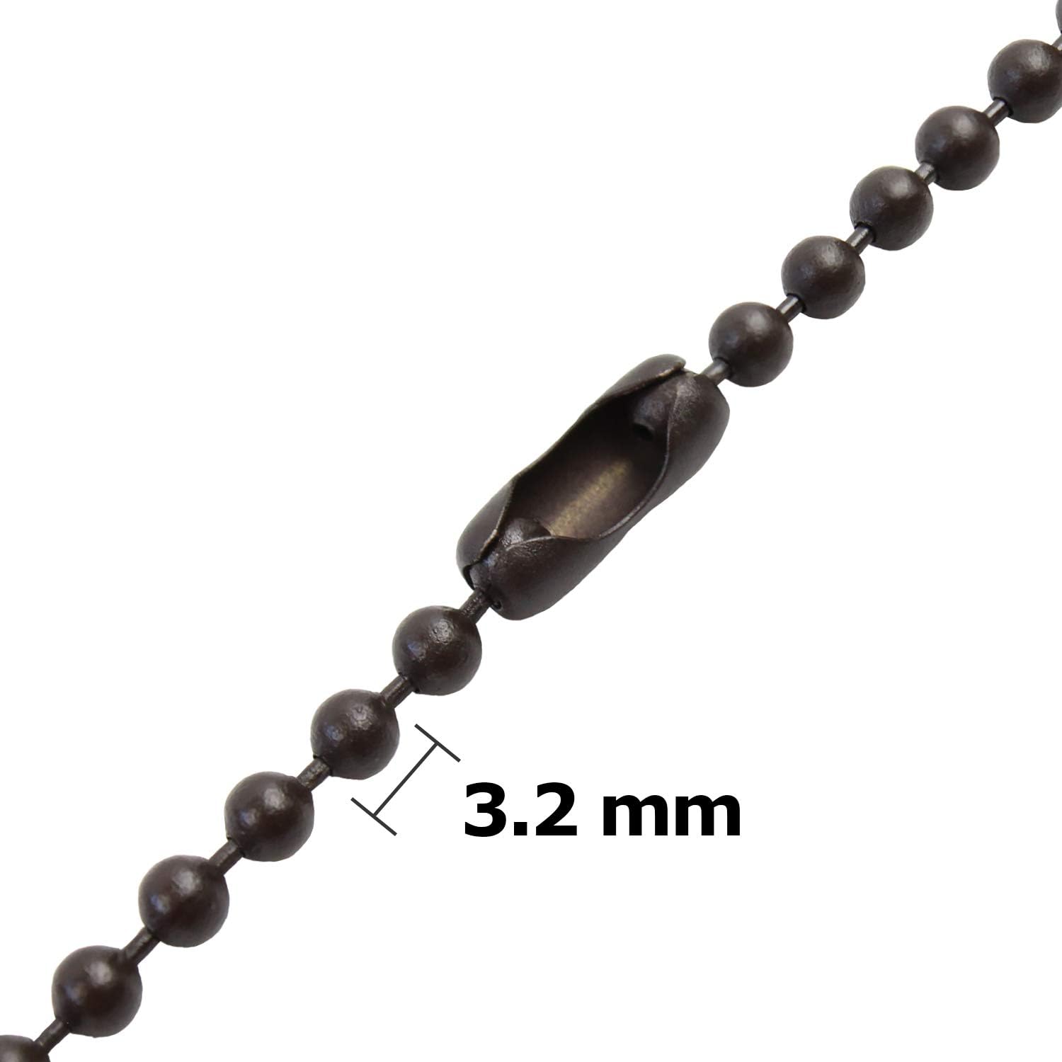 Blue Donuts Ceiling Fan Pull Chain Extender 3.2mm Diameter Oil Rubbed Bronze Chain Extension, Pack of 6 – Two 12 Inch, Two 24 Inch, Two 36 Inch, Metal : Tools & Home Improvement