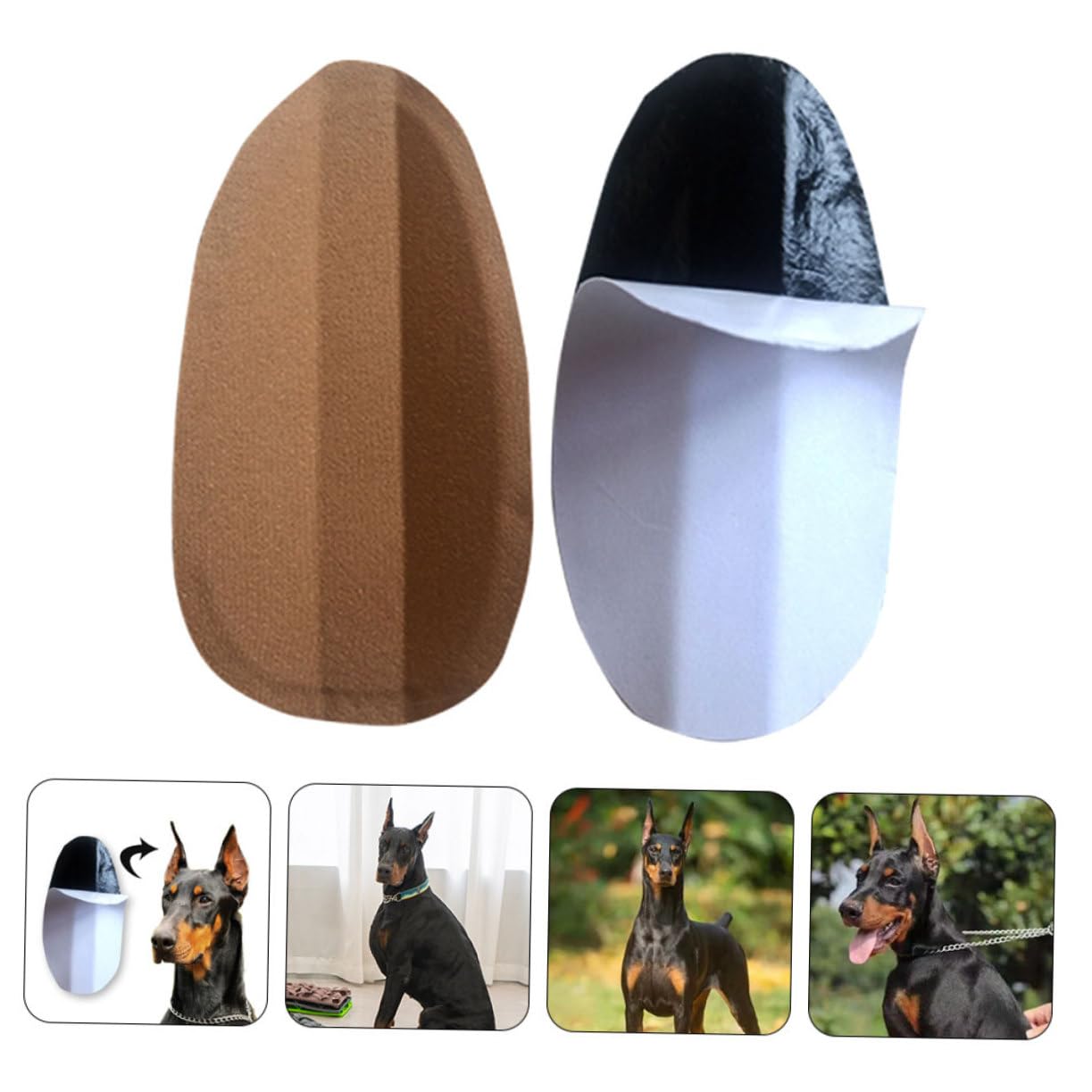 5 Pares en la Oreja Pegatina de pie con Oreja de Perro publicación de Oreja de Cachorro Soporte para Orejas de Perro Reutilizable Accesorio para Orejas de Perro stmnt Perros