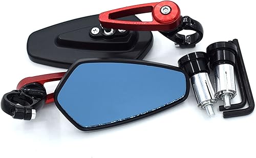 Accesorios para Yamaha FZ 16 XVS 1100 XT660 Cygnus X125 R1 2007 R3 2019 TDM 900 Blaster Espejo de motocicleta Espejo de la barra del extremo del