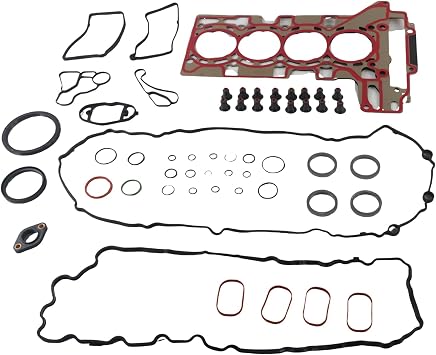 Compatible with N20B20 11128676519 Engine Gasket Kit Cylinder Head Set Fit for 2011-2016 220i 2.0L, for 2014-2016 428i ., Replace OE 11127588418 HS55078 B46008