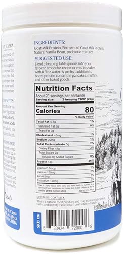 Miniatura 5 de MT CAPRA DESDE 1928 Caproteína  Concentrado de Proteína de Caseína Proteína de Leche de Cabra Fermentada de Cabras Pasturadas Alimentadas con Hierba
