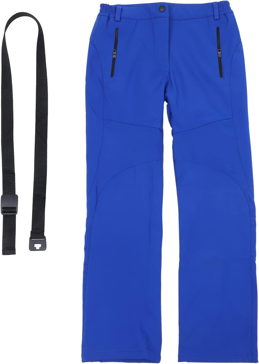 Womens Ski Boarding Snow Pants, Fleece-Lined, Water Repellent, Thermal Hiking Pants, Thermal Wear, Snowboarding Wear, Skiing, Snowboarding, Pants, Ultra Lightweight, Blue M