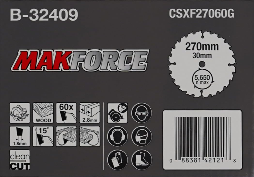 Makita makforce saege feuilles, 270 x 30 mm 60-tooth, 32409