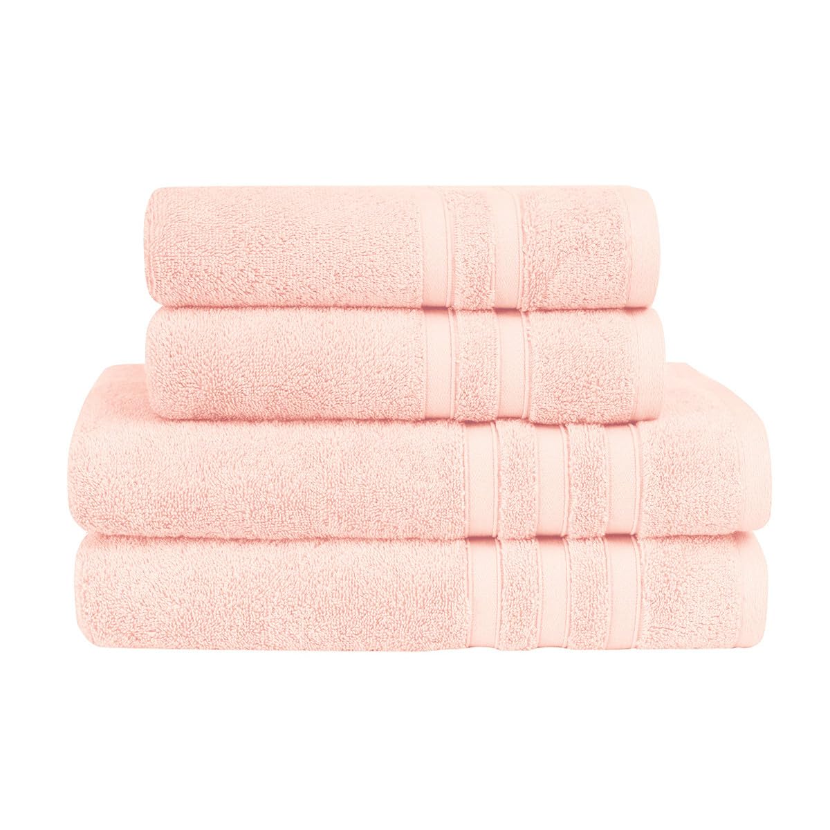 Ensemble de bain 4 pièces SENSILK drap douche serviette toilette 600g