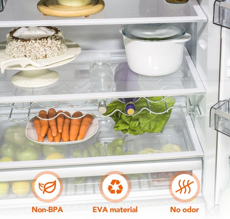 Miniatura 2 de Revestimientos para armarios de cocina, revestimientos de gabinete no adhesivos para cocina, estantes, refrigeradores, revestimientos de cajones de