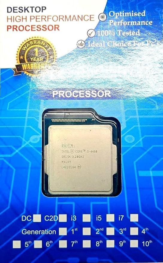 Image of Core i5-4670k Desktop Processor - 3.1 GHz Quad-Core CPU with Max Turbo Frequency 3.6 GHz, 6 MB Cache, LGA 1150 Socket, HD Graphics 4600