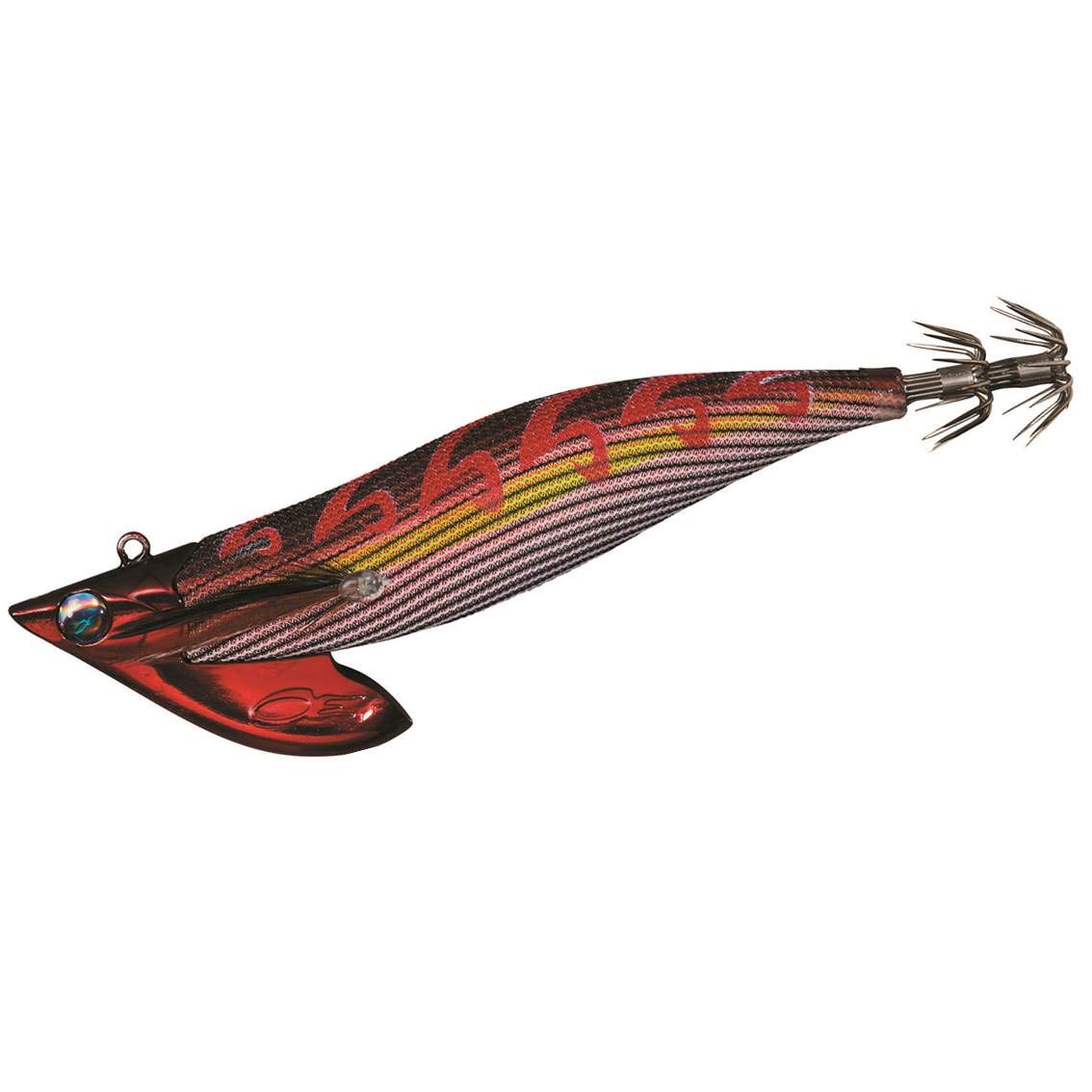 Daiwa Egi Emeraldas Boat II RV No. 3.5 1.8 oz (50 g) Red-Striped Brown Lure