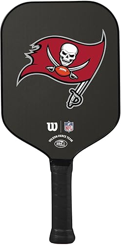 Miniatura 17 de Wilson NFL Collection - Palas de pickleball Fierce Team, tamaño de agarre 2-4 1/4 pulgadas