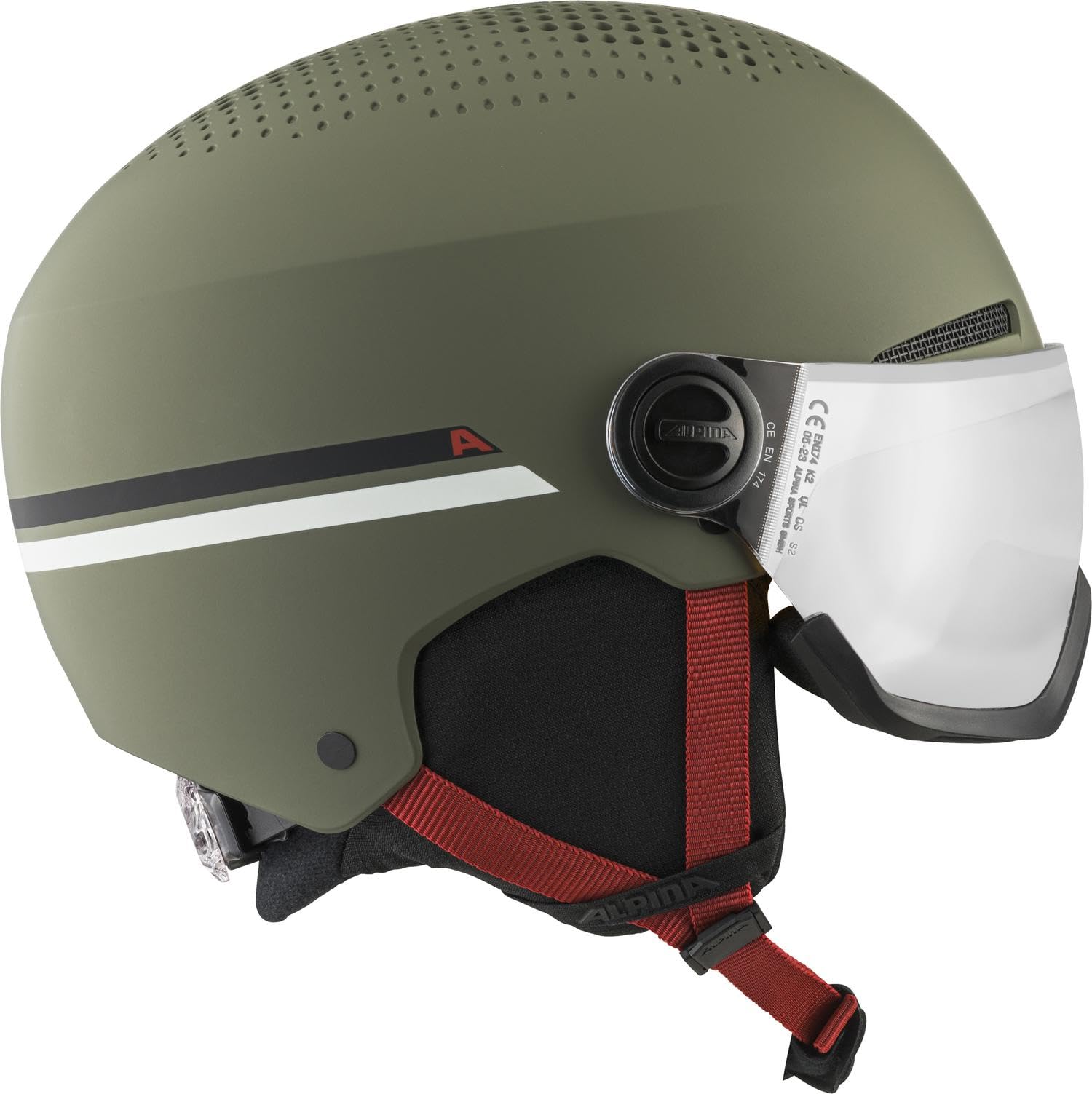 ALPINA Zupo Visor Q-lite młodzieżowy kask narciarski, uniseks