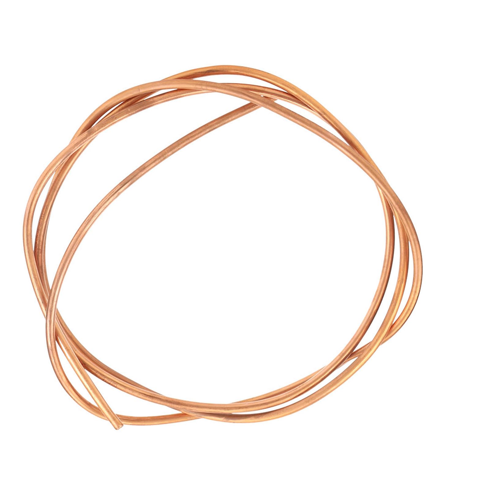 Tuyau de Bobine Souple de Tube de cuivre de 2 m, Tube de Bobine Souple de réfrigération de diamètre extérieur 6 mm mm, pour réfrigérateur de climatiseur, etc.