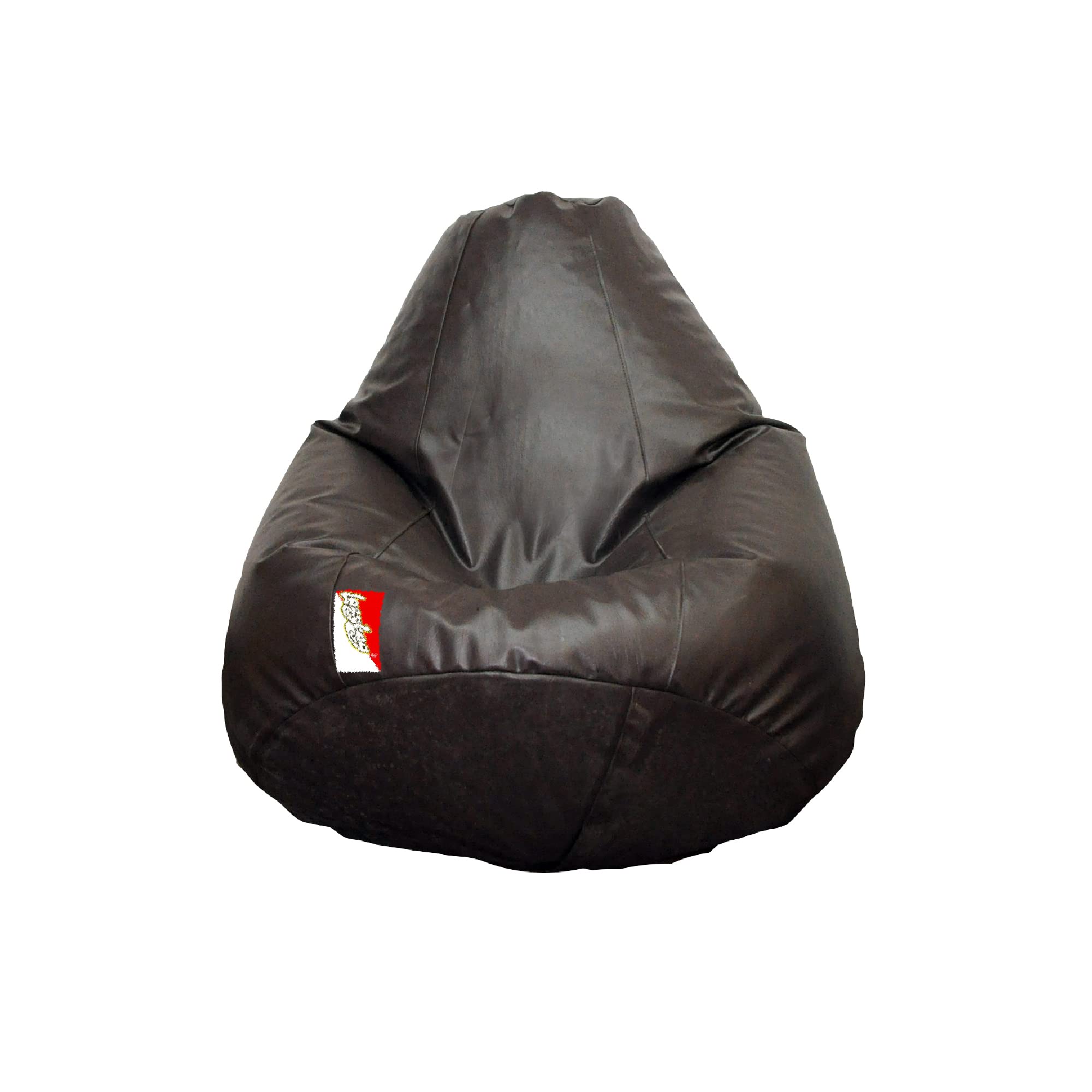 LAZYBAG Bean Bag Chair, Furniture for Kids. XXXXXL Bean Bag Cover, Playing Video Games or Relaxing, for classrooms, daycares, Libraries or Work from Home (Brown - 5XL Size)